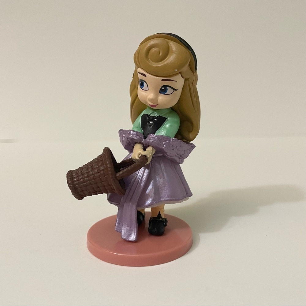 Disney Animators Aurora Sleeping Beauty Toddler Toy Figure Figurine Cake Topper